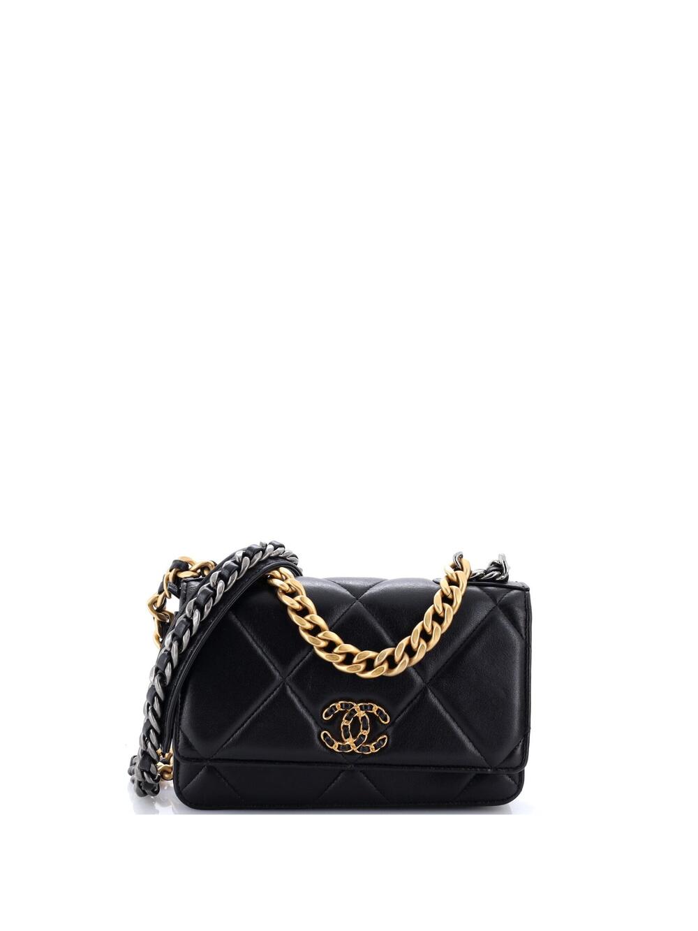 Chanel 19 Wallet On Chain Quilted #357211C44B